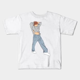 Run Bts Park Jimin Kids T-Shirt